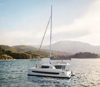 Exterior view of Loy, a Bali 4.4 catamaran at Plan-d'Aups-Sainte-Baume, France
