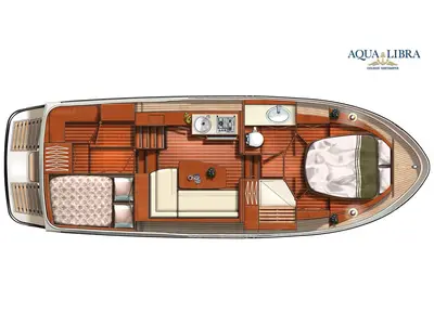 Floor plan of Luna Louise, a Linssen Grand Sturdy 30.9 AC motor yacht at Kinrooi, Belgium