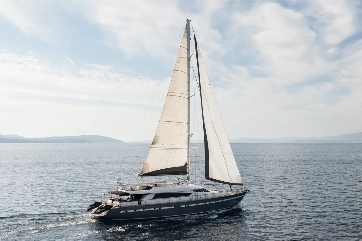 Exterior view of San Limi, a Gulet Motoryacht motor yacht at Split, Croatia
