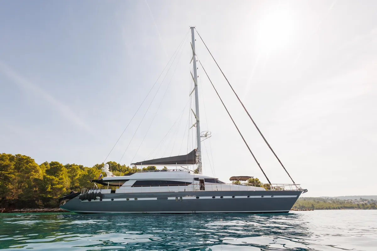 Exterior view of San Limi, a Gulet Motoryacht motor yacht at Split, Croatia