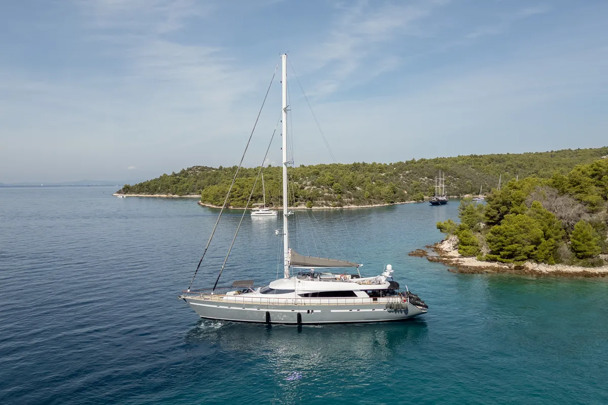 Exterior view of San Limi, a Gulet Motoryacht motor yacht at Split, Croatia