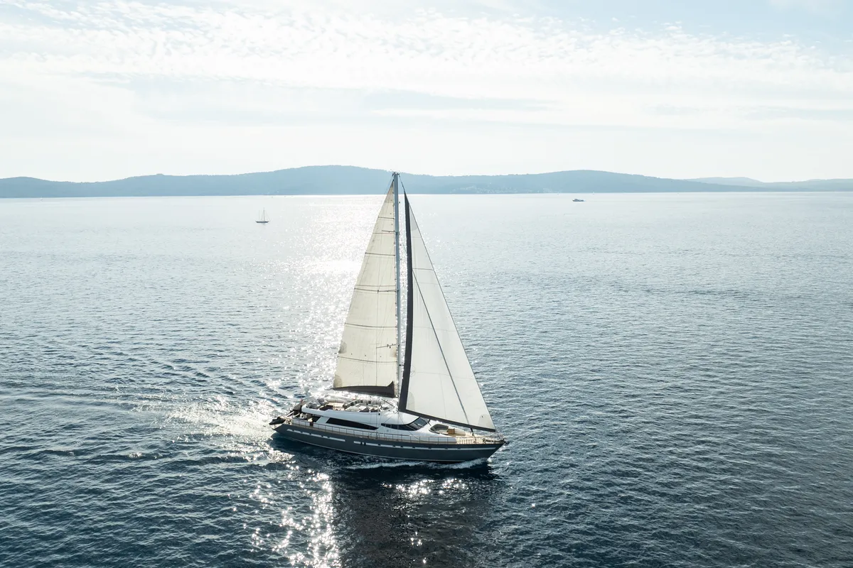 Exterior view of San Limi, a Gulet Motoryacht motor yacht at Split, Croatia