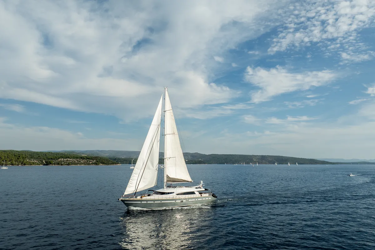 Exterior view of San Limi, a Gulet Motoryacht motor yacht at Split, Croatia
