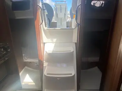 Cabin on Trapani Vela Club, a Beneteau Oceanis 34.1 sailboat at Trapani, Italy