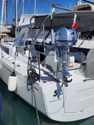 Salon of Trapani Vela Club, a Beneteau Oceanis 34.1 sailboat at Trapani, Italy