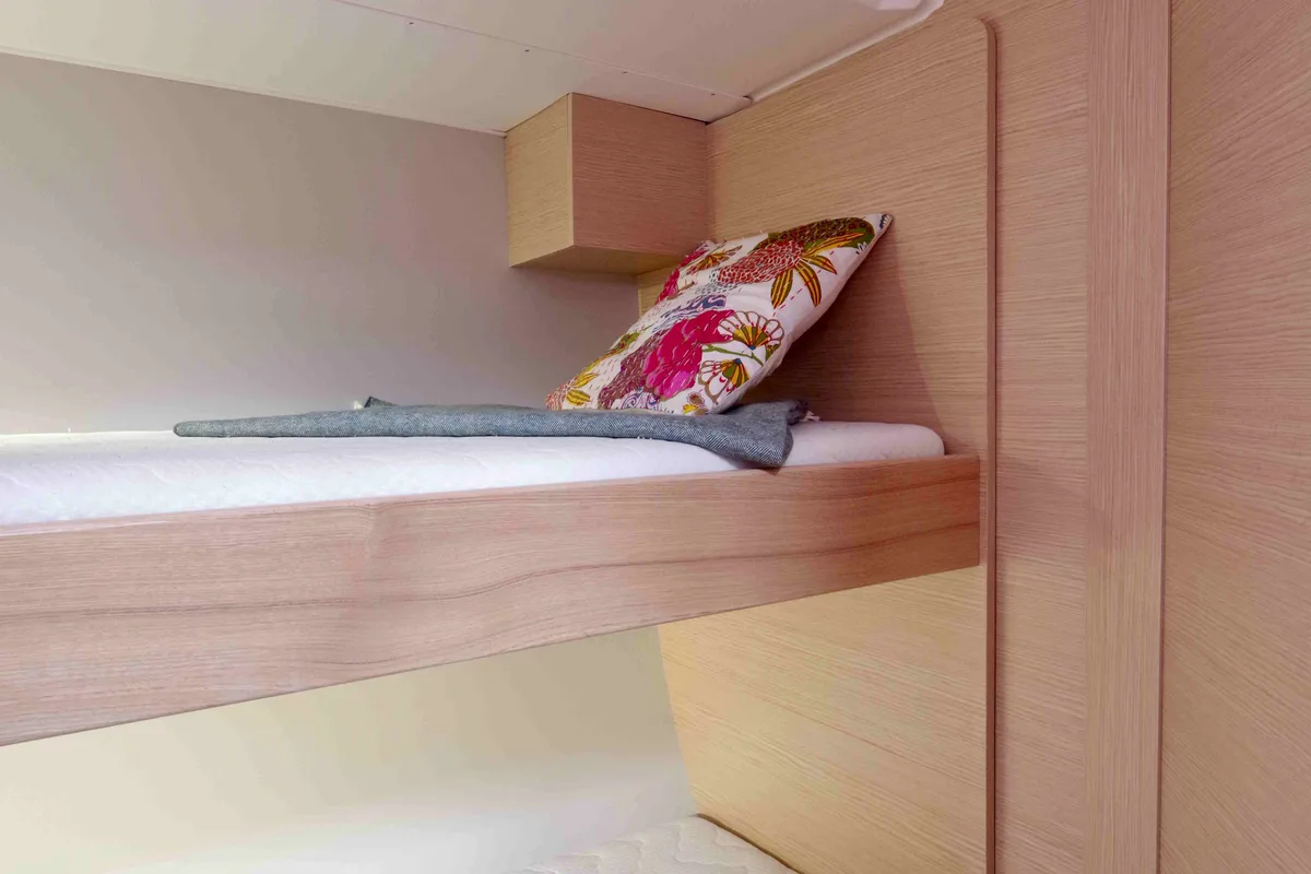 Cabin on Cassiopea - A/C, Generator, Water maker, Solar Panel, a Dufour 530 sailboat at Olbia, Italy