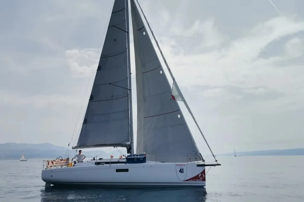 Exterior view of ULTRA FIRST, a Beneteau First 36 sailboat at Split, Croatia