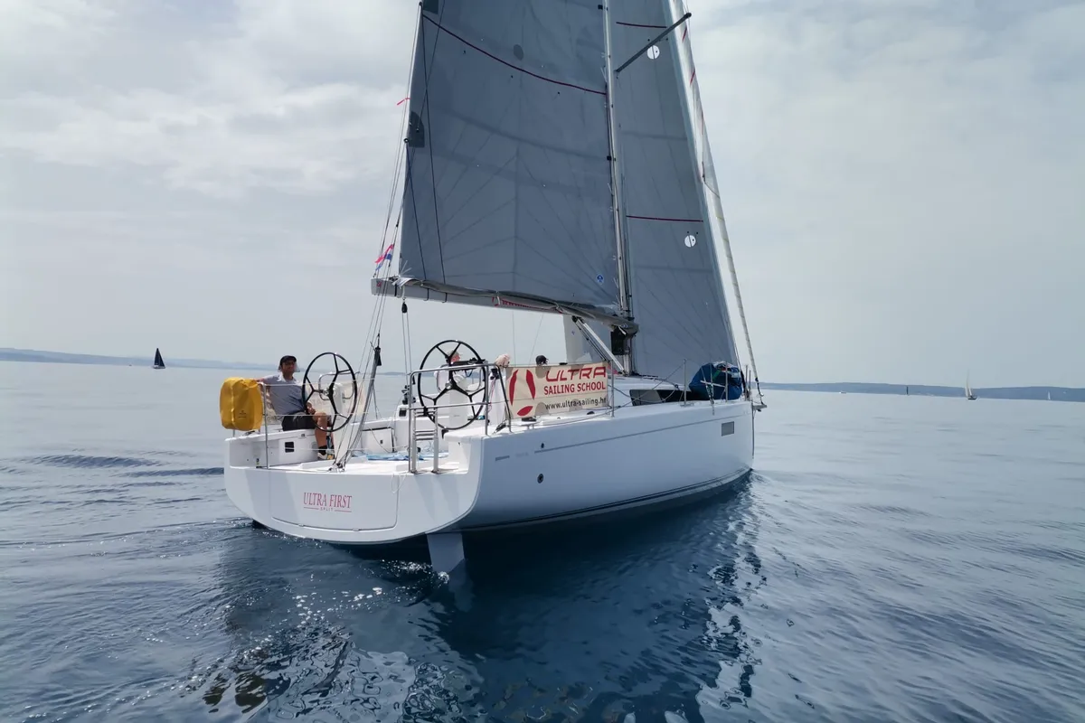 Exterior view of ULTRA FIRST, a Beneteau First 36 sailboat at Split, Croatia