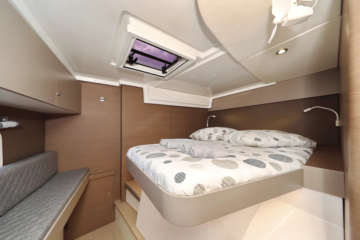 Cabin on Salty Dragon, a Bali Catspace catamaran at Grad Kaštela, Croatia