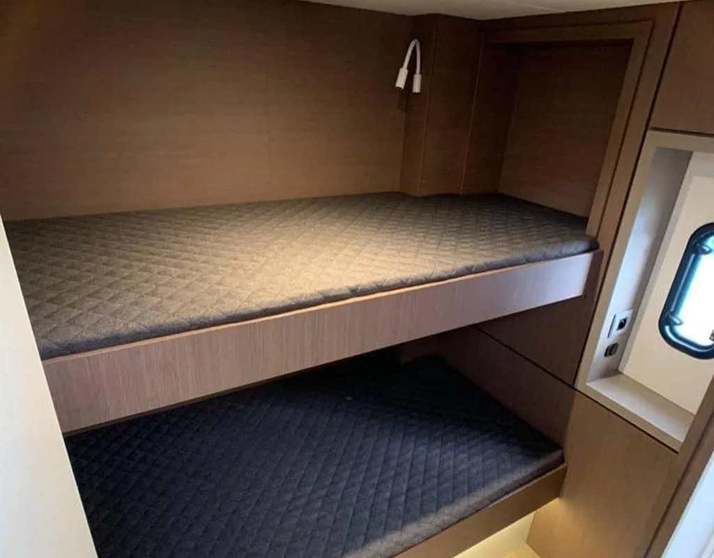 Cabin on Standra, a Bali 4.6 catamaran at Municipal Unit of Lefkada, Greece