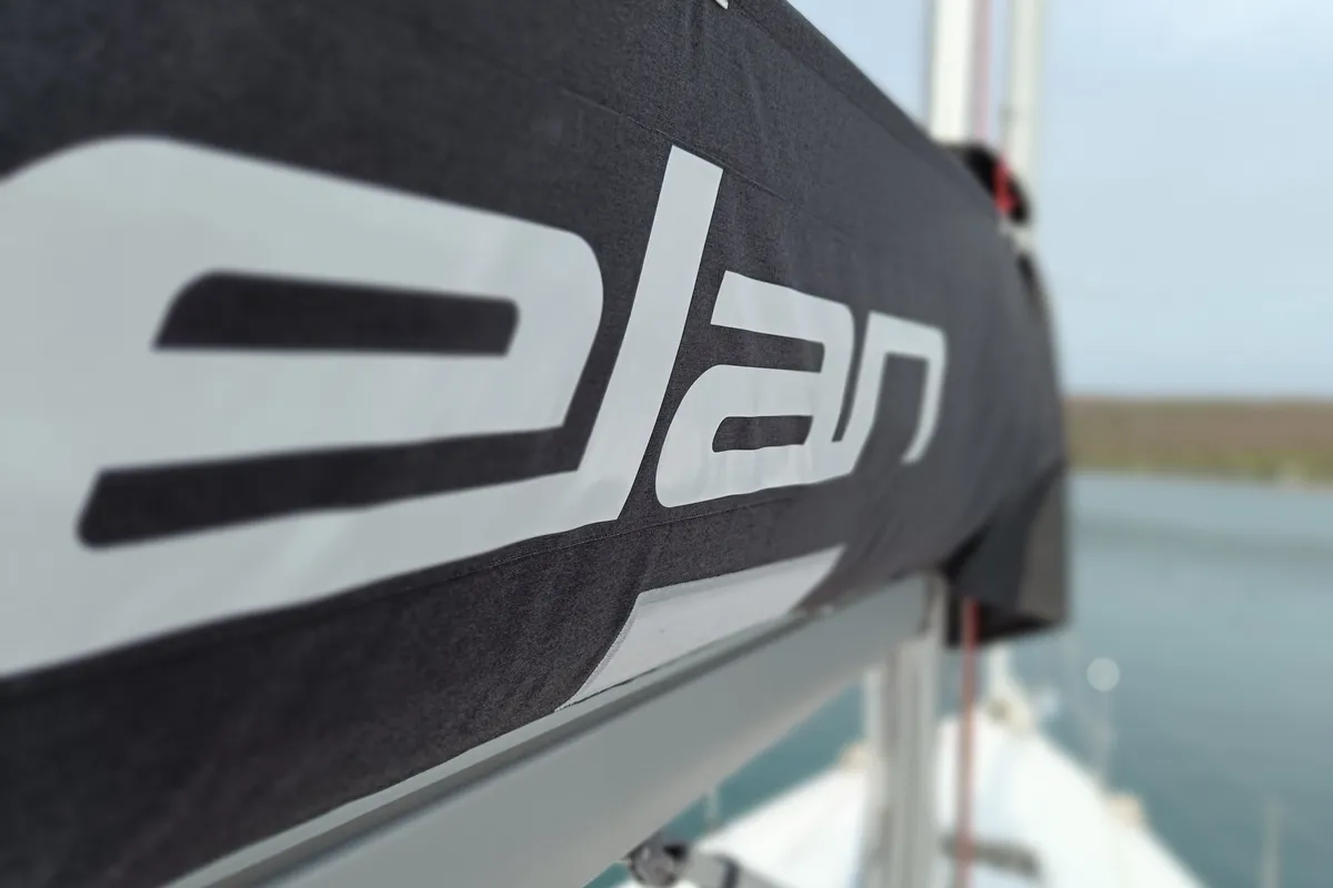 Lipa, a Elan E4 sailboat at Punat, Croatia