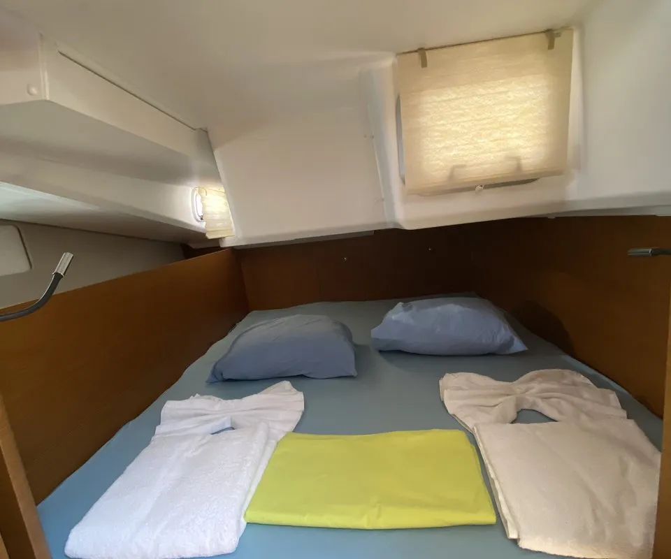 Anda, a Jeanneau Sun Odyssey 440 sailboat at Fethiye, Turkey
