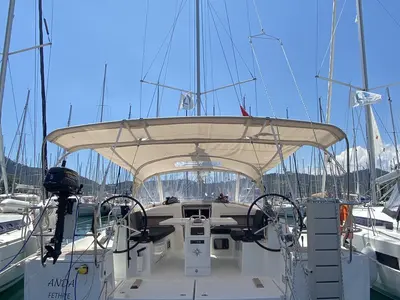 Anda, a Jeanneau Sun Odyssey 440 sailboat at Fethiye, Turkey