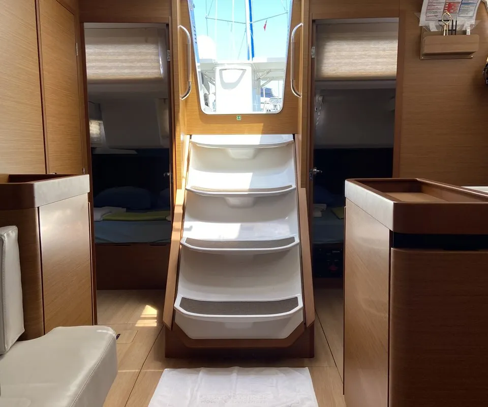 Anda, a Jeanneau Sun Odyssey 440 sailboat at Fethiye, Turkey