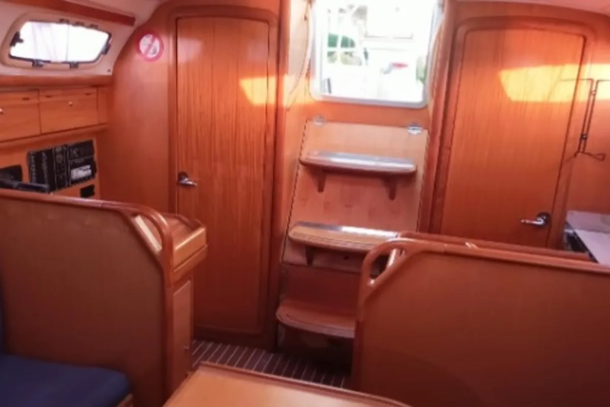 Salon of Mojito, a Bavaria 30 Cruiser sailboat at Municipal Unit of Palairos, Greece