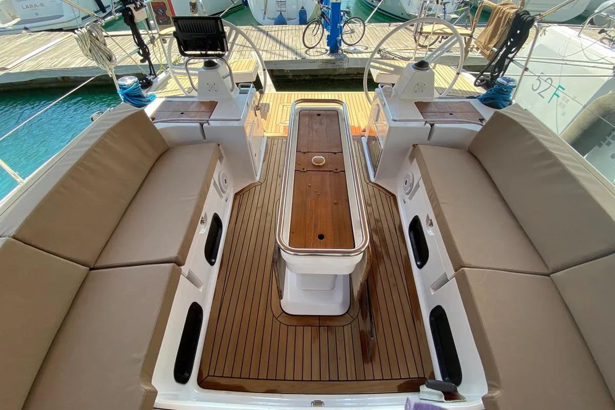 Epoch, a Elan Impression 50 sailboat at Fethiye, Turkey