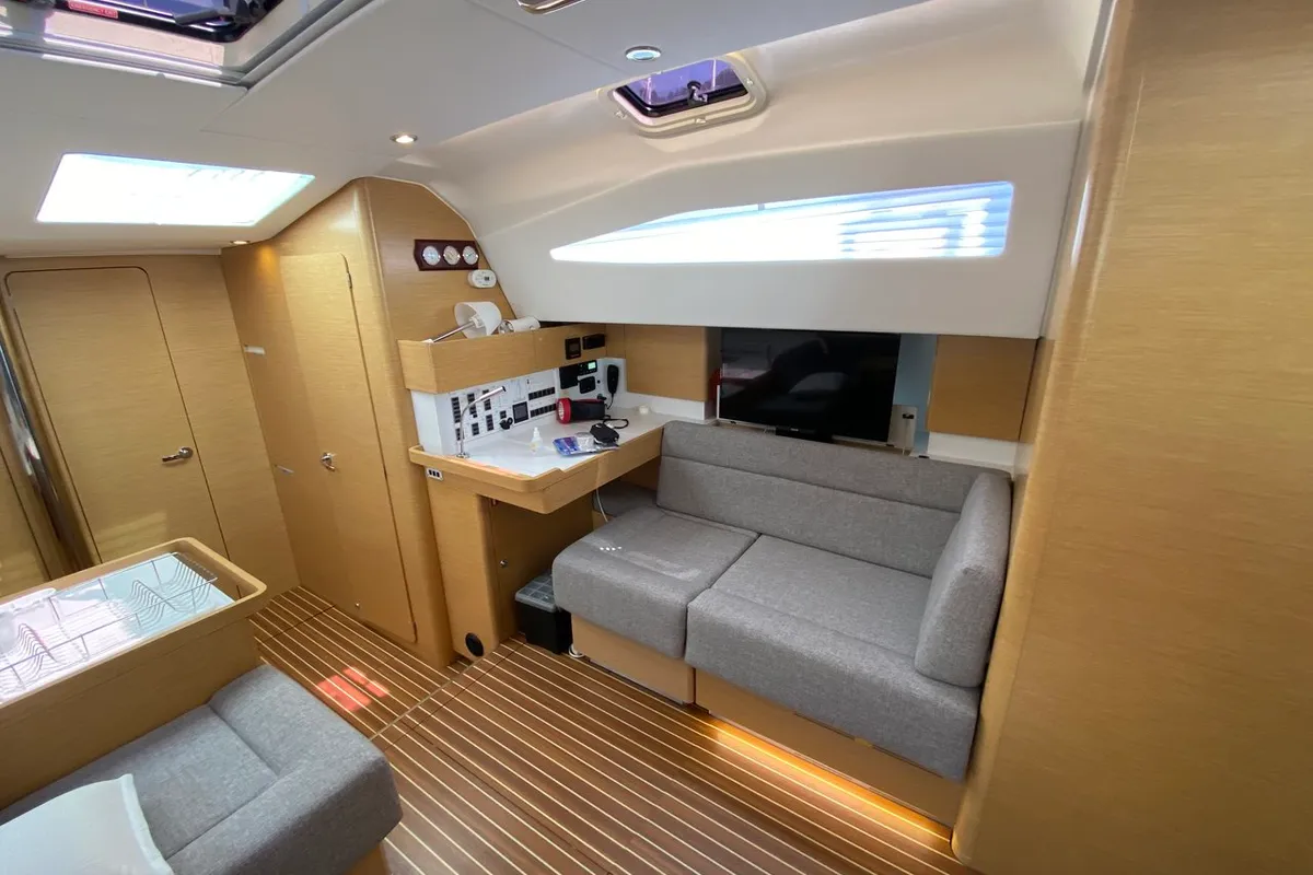 Epoch, a Elan Impression 50 sailboat at Fethiye, Turkey