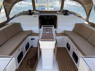 Epoch, a Elan Impression 50 sailboat at Fethiye, Turkey