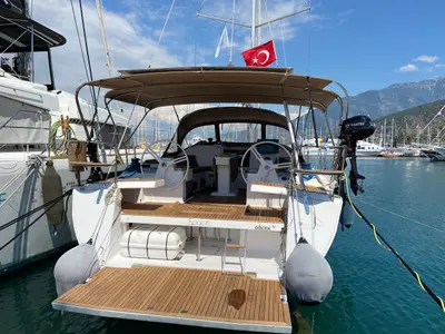 Epoch, a Elan Impression 50 sailboat at Fethiye, Turkey