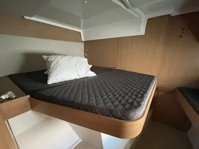 Cabin on Blue Spirit, a Bali Catspace catamaran at Municipal Unit of Lefkada, Greece