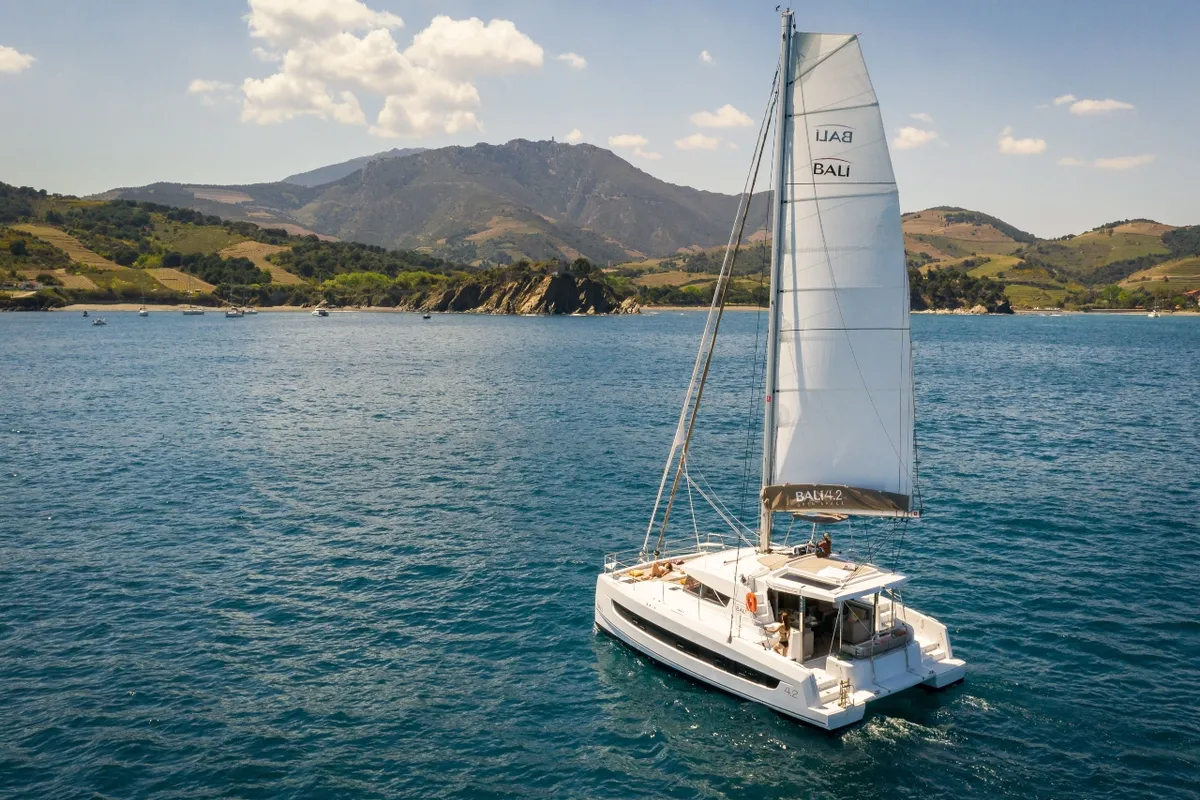 Tina, a Bali 4.2 catamaran at Općina Sukošan, Croatia