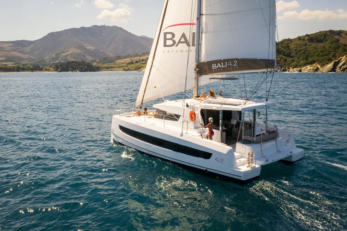 Tina, a Bali 4.2 catamaran at Općina Sukošan, Croatia