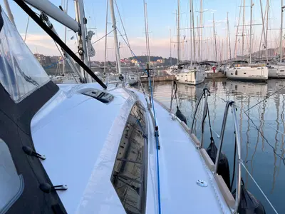 Salon of Polaris, a Elan Impression 45.1 sailboat at Grad Pula, Croatia