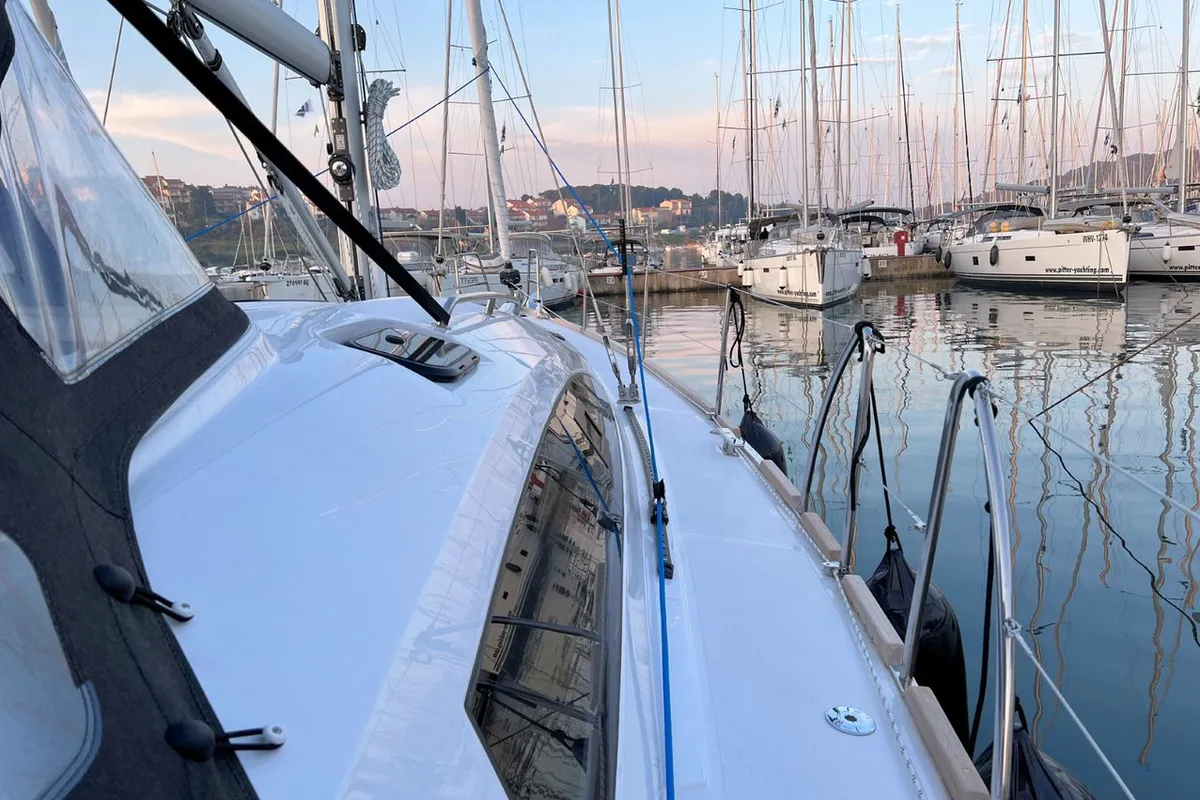 Salon of Polaris, a Elan Impression 45.1 sailboat at Grad Pula, Croatia