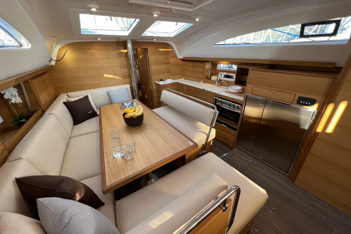Polaris, a Elan Impression 45.1 sailboat at Grad Pula, Croatia