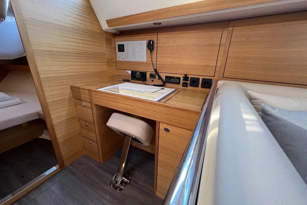 Polaris, a Elan Impression 45.1 sailboat at Grad Pula, Croatia