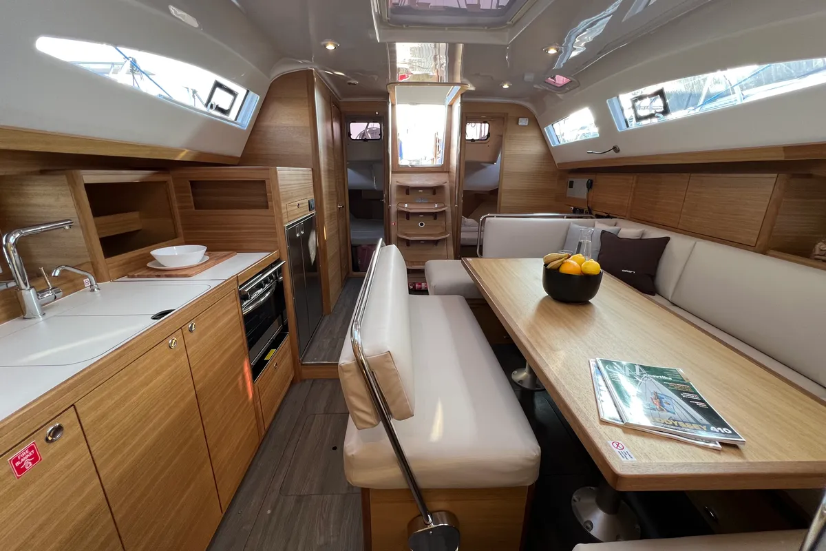 Polaris, a Elan Impression 45.1 sailboat at Grad Pula, Croatia