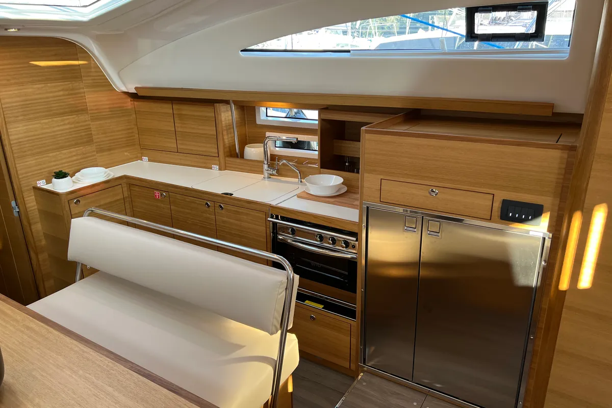 Polaris, a Elan Impression 45.1 sailboat at Grad Pula, Croatia