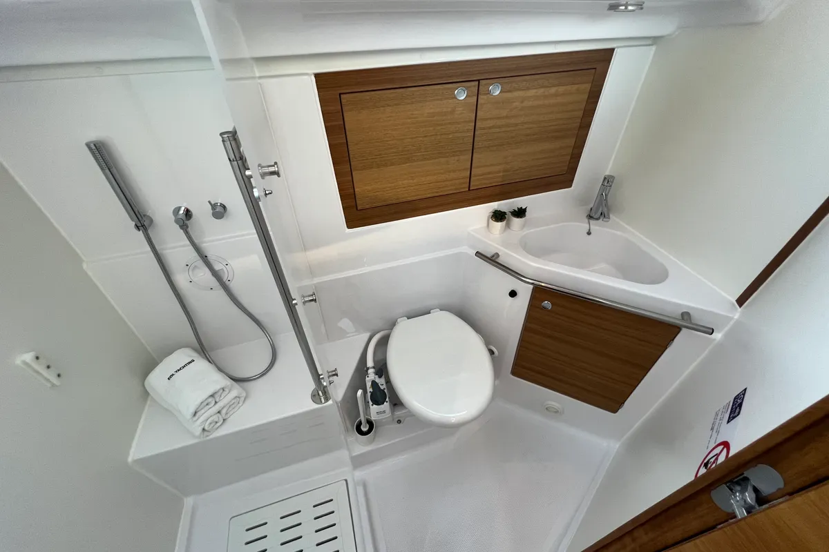 Polaris, a Elan Impression 45.1 sailboat at Grad Pula, Croatia