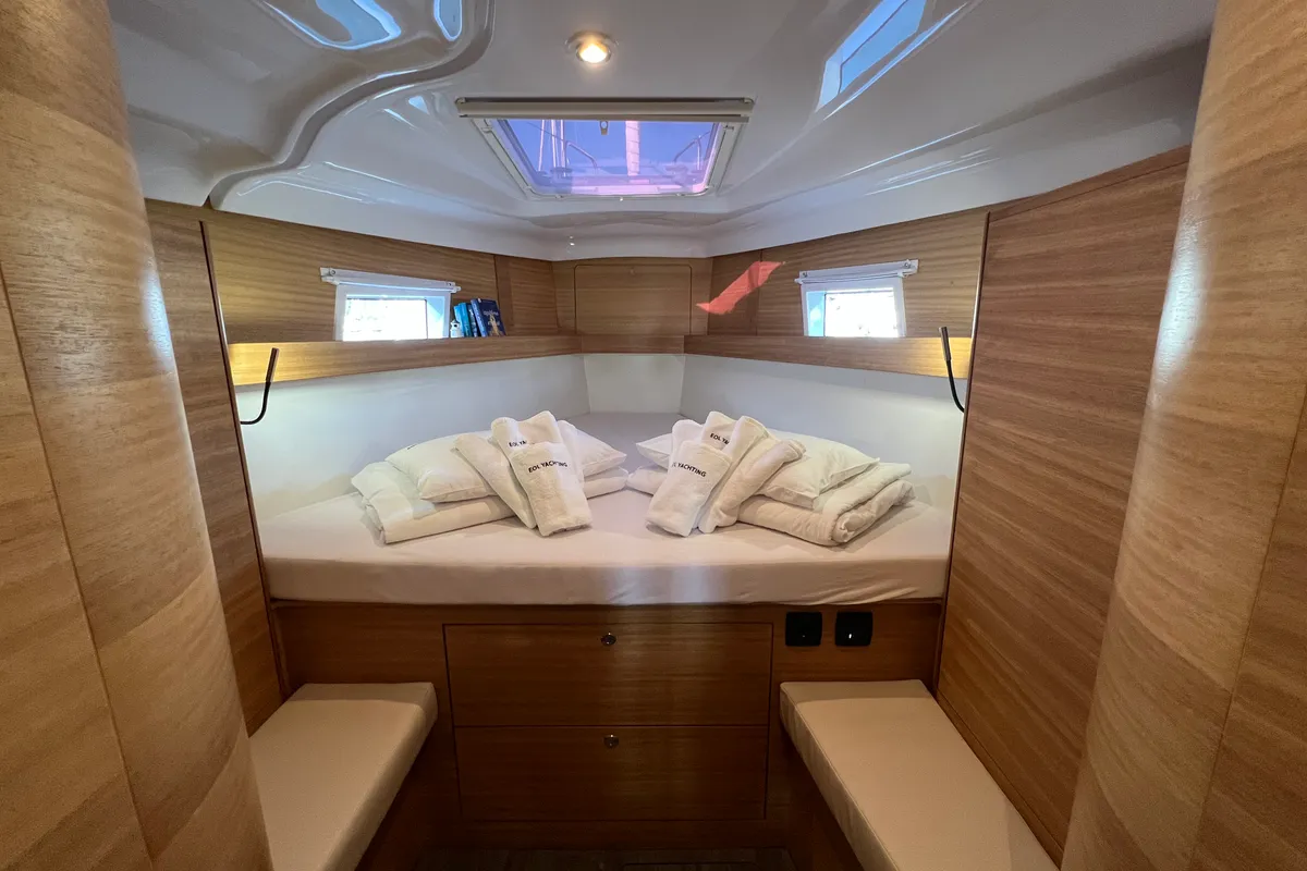 Polaris, a Elan Impression 45.1 sailboat at Grad Pula, Croatia