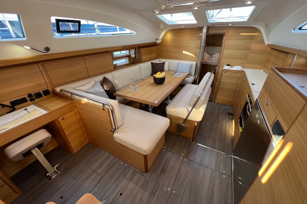Polaris, a Elan Impression 45.1 sailboat at Grad Pula, Croatia