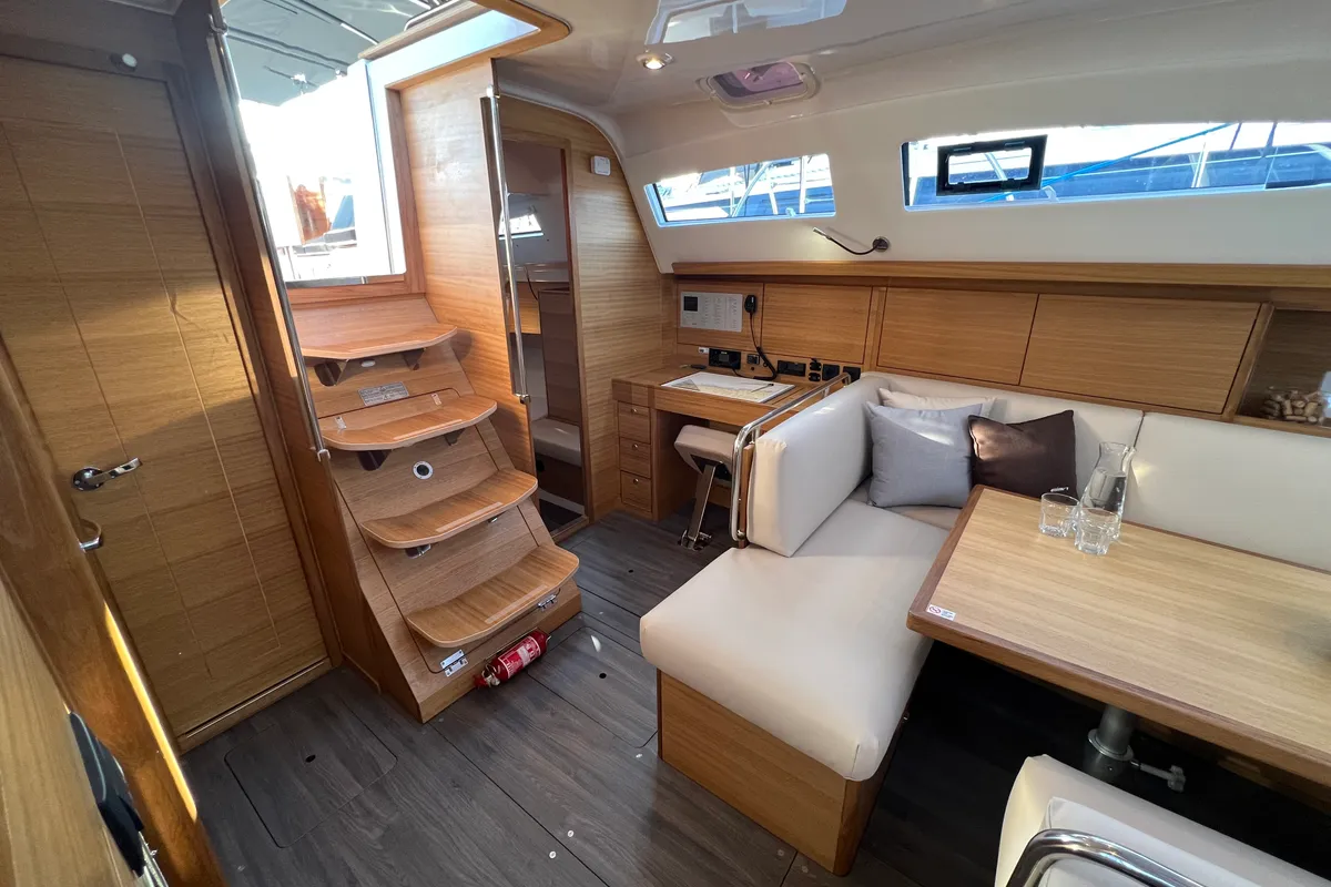 Polaris, a Elan Impression 45.1 sailboat at Grad Pula, Croatia