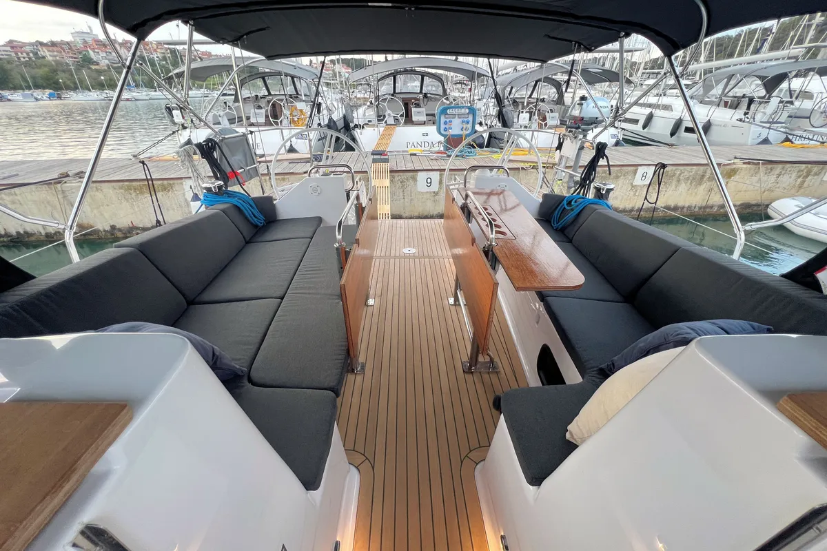Polaris, a Elan Impression 45.1 sailboat at Grad Pula, Croatia