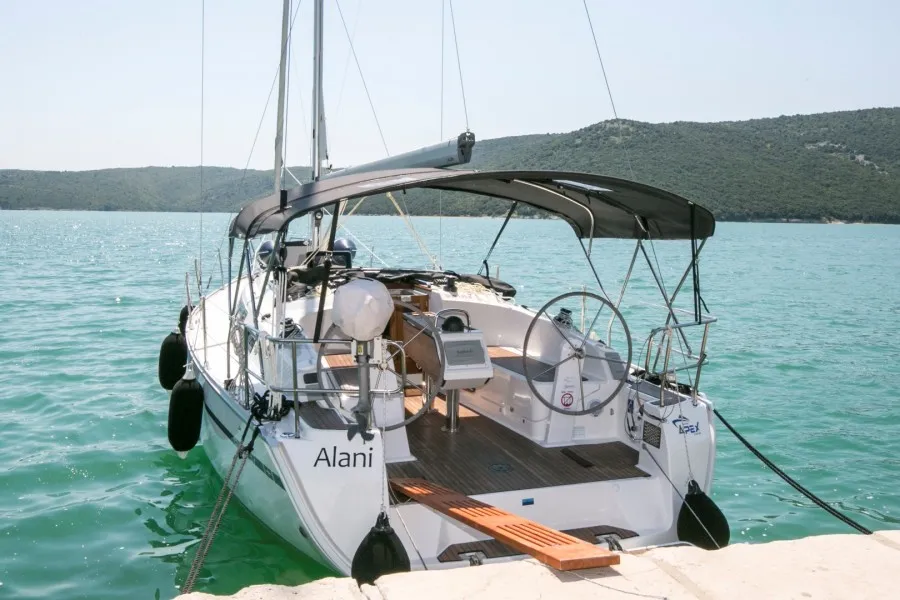 ALANI, a Bavaria Cruiser 37 sailboat at Trget, Croatia