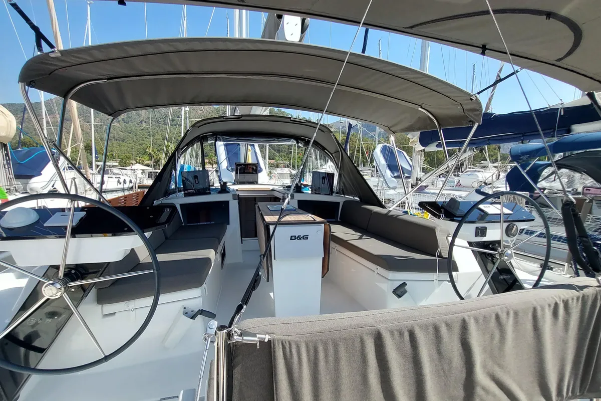 Yin Yang, a Dufour 41 sailboat at Fethiye, Turkey