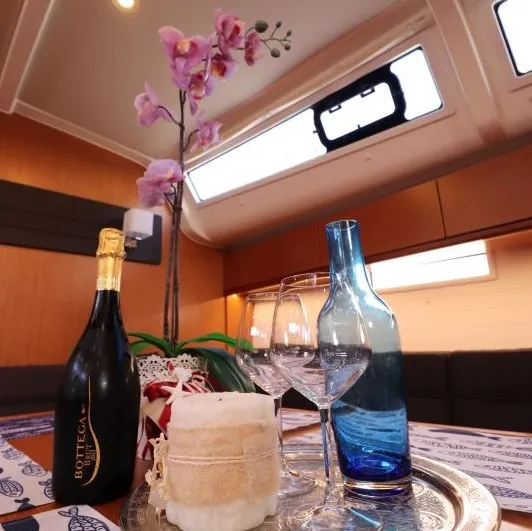 Euphoria, a Bavaria Cruiser 51 sailboat at Castellammare di Stabia, Italy