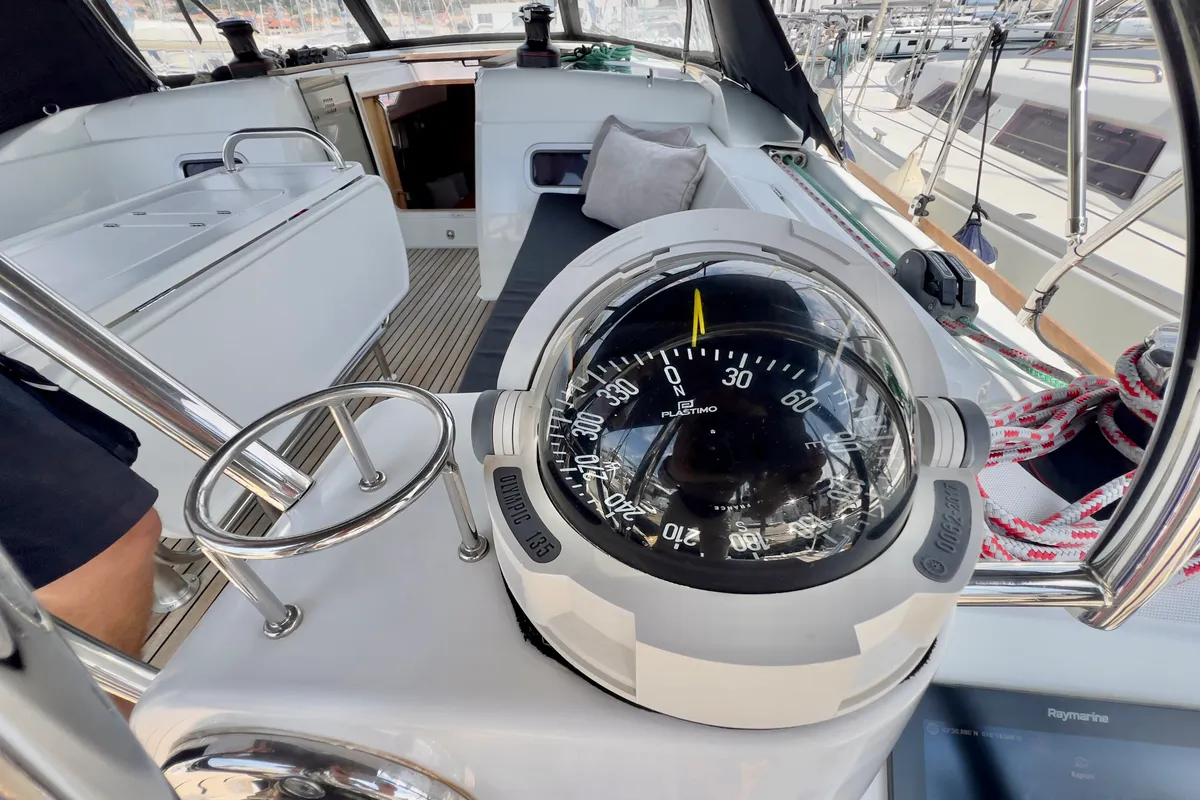 Malin II, a Jeanneau Sun Odyssey 479 sailboat at Seget Donji, Croatia