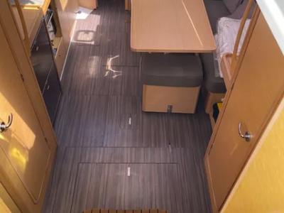 Salon of Maestro, a Dufour 390 GL sailboat at Municipal Unit of Apollonioi, Greece
