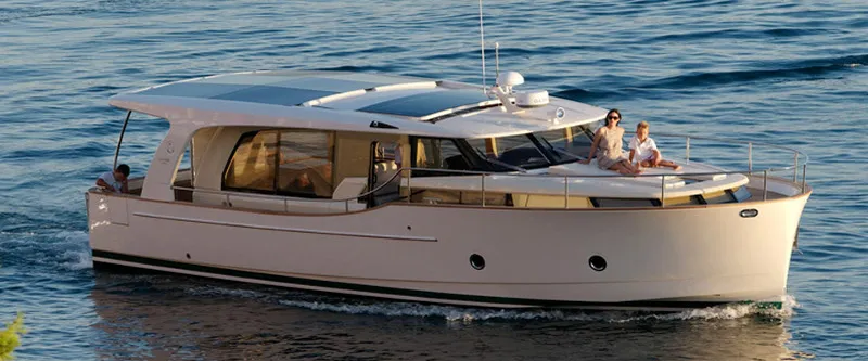 D&D, a Greenline 40 motor yacht at Grad Biograd na Moru, Croatia