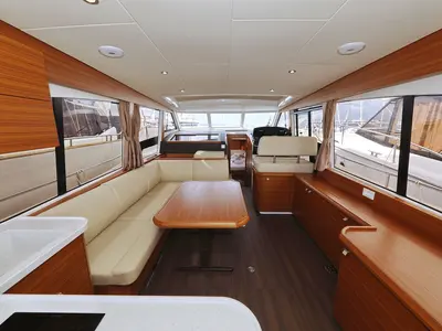 Salon of D&D, a Greenline 40 motor yacht at Biograd na Moru, Croatia