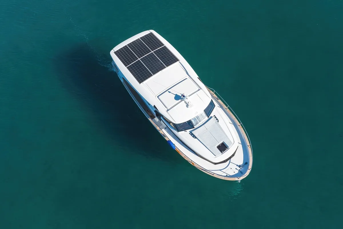 D&D, a Greenline 40 motor yacht at Grad Biograd na Moru, Croatia