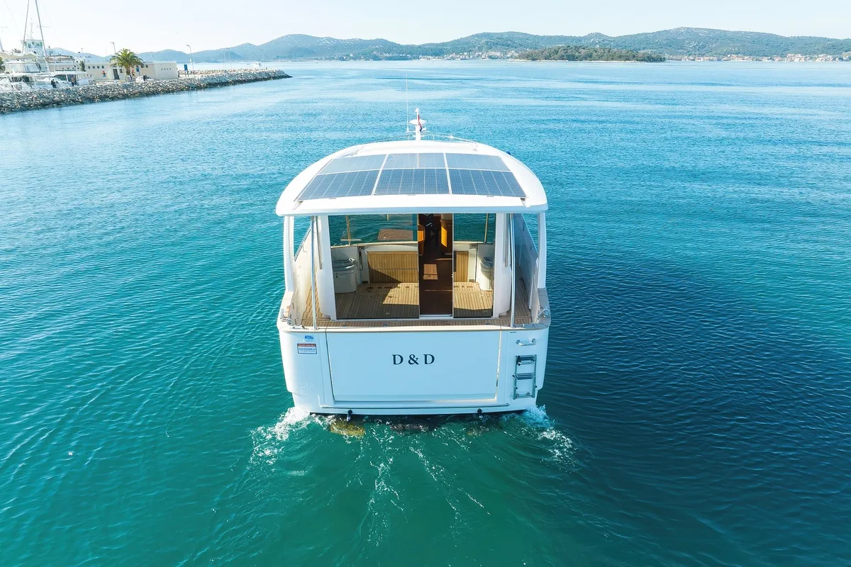 D&D, a Greenline 40 motor yacht at Grad Biograd na Moru, Croatia
