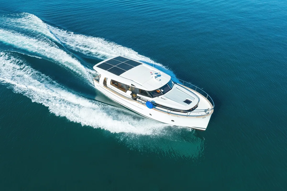 D&D, a Greenline 40 motor yacht at Grad Biograd na Moru, Croatia