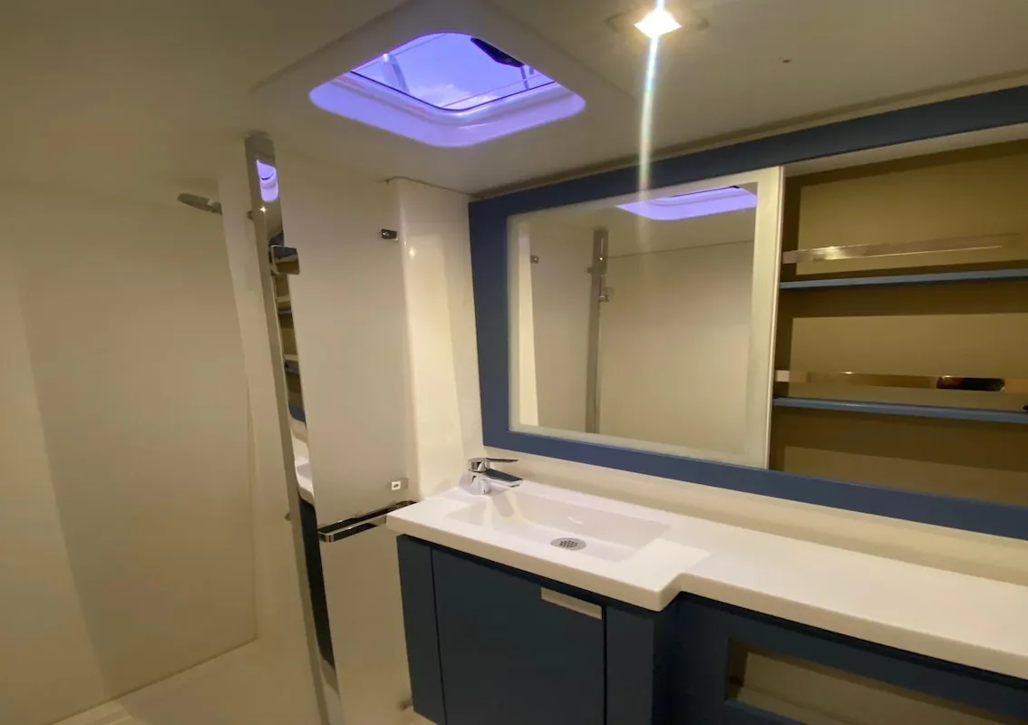 Head on Shavasan, a Fountaine Pajot Elba 45 catamaran at Mai Khao, Thailand