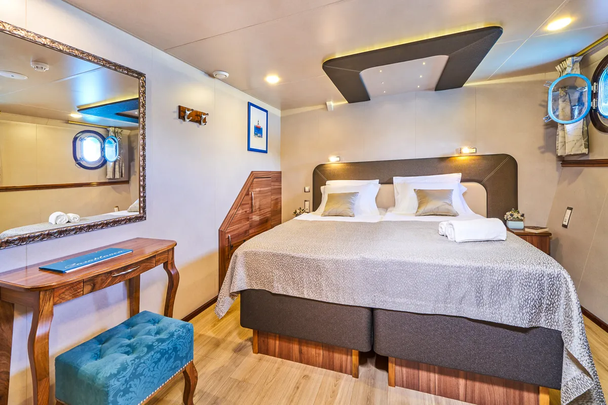 Cabin on Casablanca, a Gulet Motoryacht motor yacht at Grad Trogir, Croatia