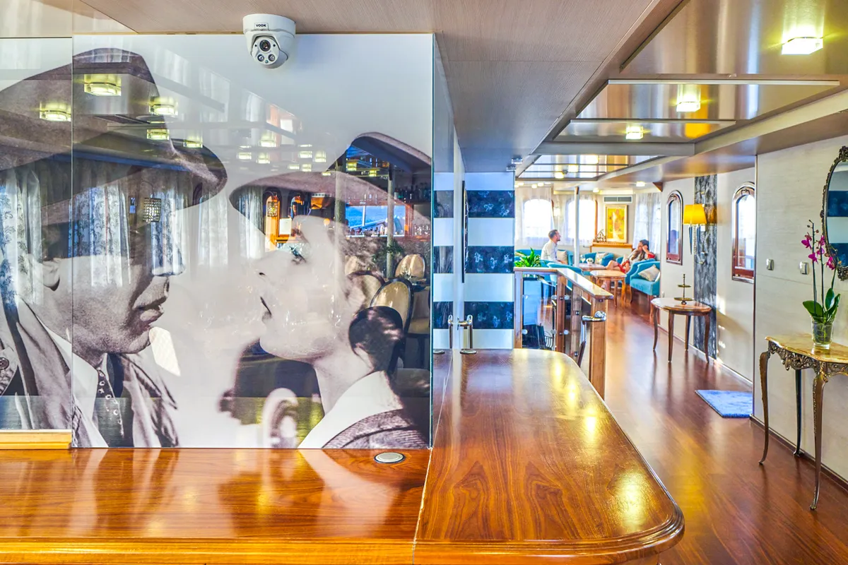 Salon of Casablanca, a Gulet Motoryacht motor yacht at Grad Trogir, Croatia